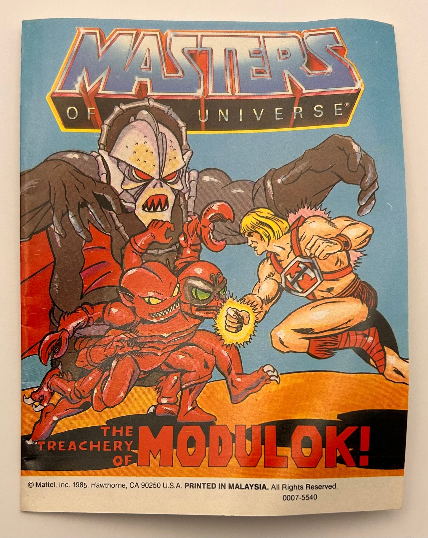Masters of the Universe Vintage Modulok 100% komplett mit Anleitung & Comic - poptoy