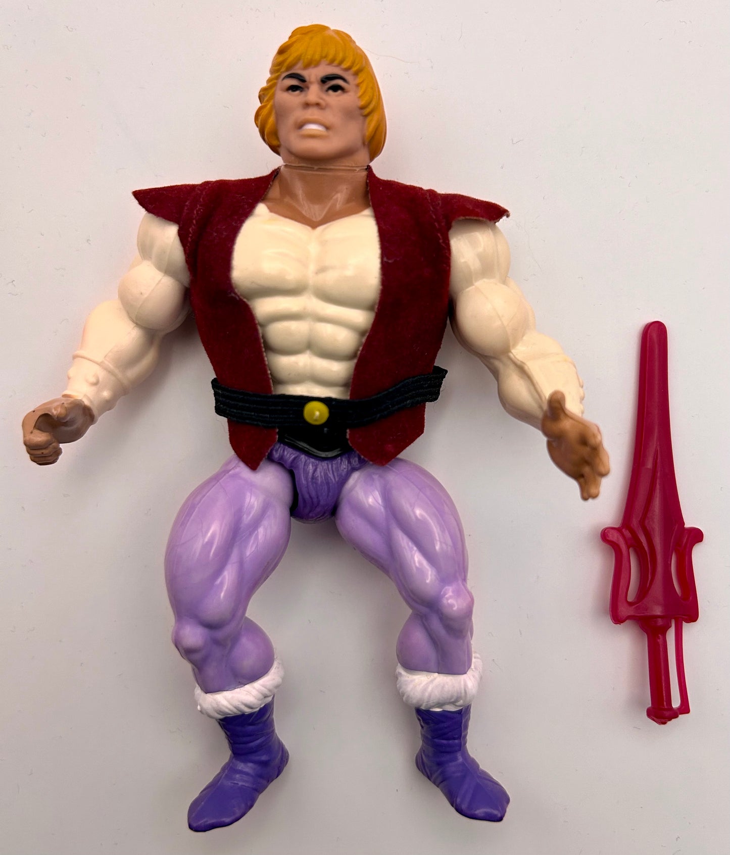 Masters of the Universe Vintage Prince Adam Figur komplett mit Mini-Comic - poptoy