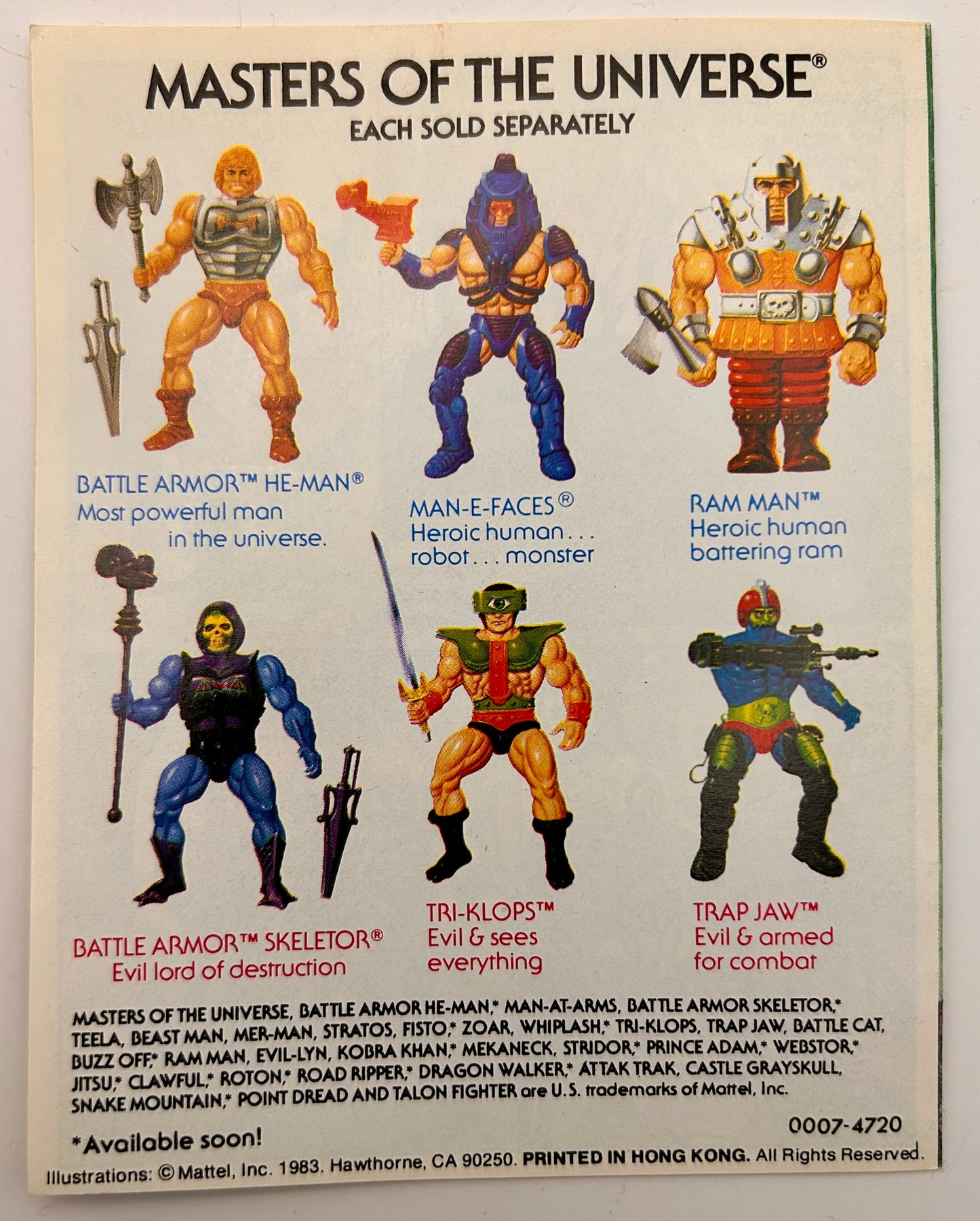 Masters of the Universe Vintage Prince Adam Figur komplett mit Mini-Comic - poptoy