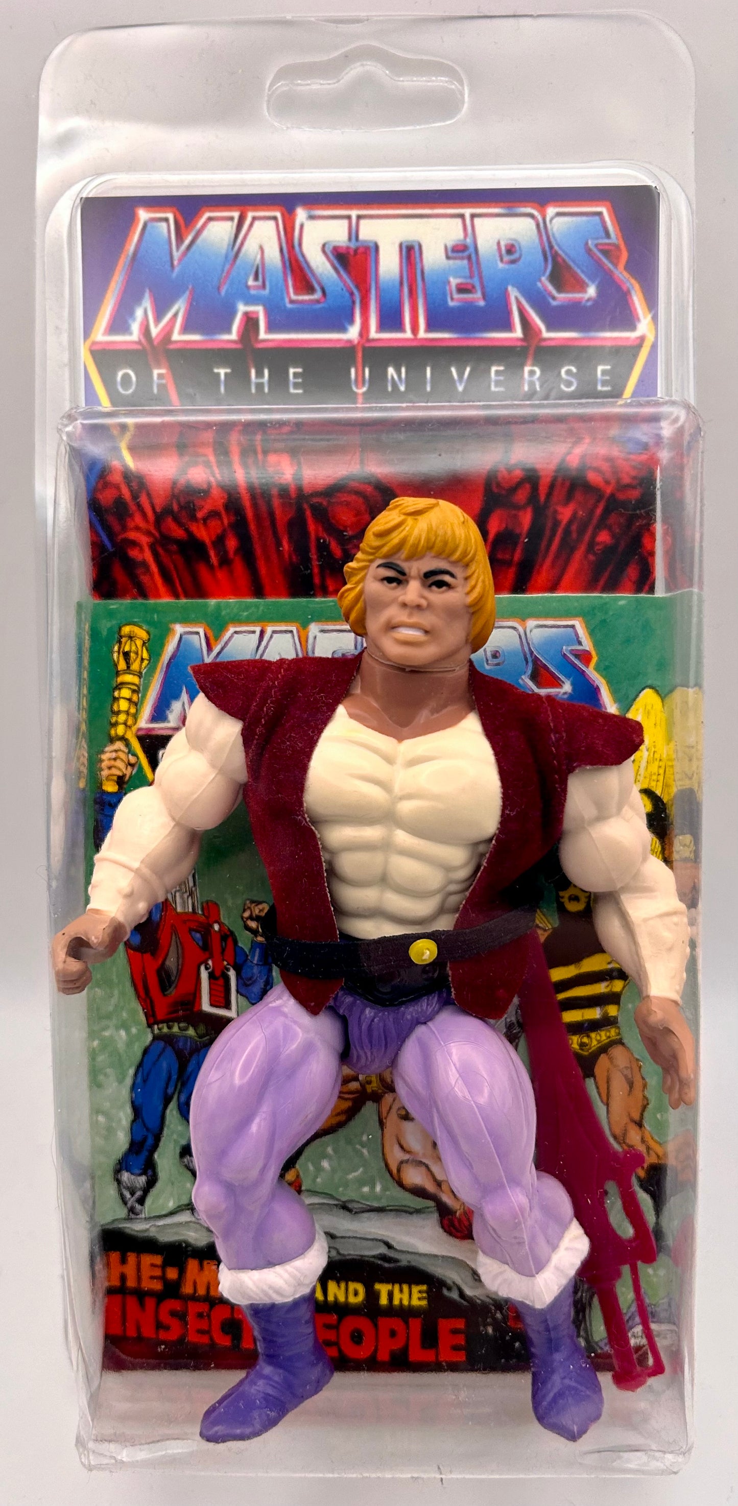 Masters of the Universe Vintage Prince Adam Figur komplett mit Mini-Comic - poptoy