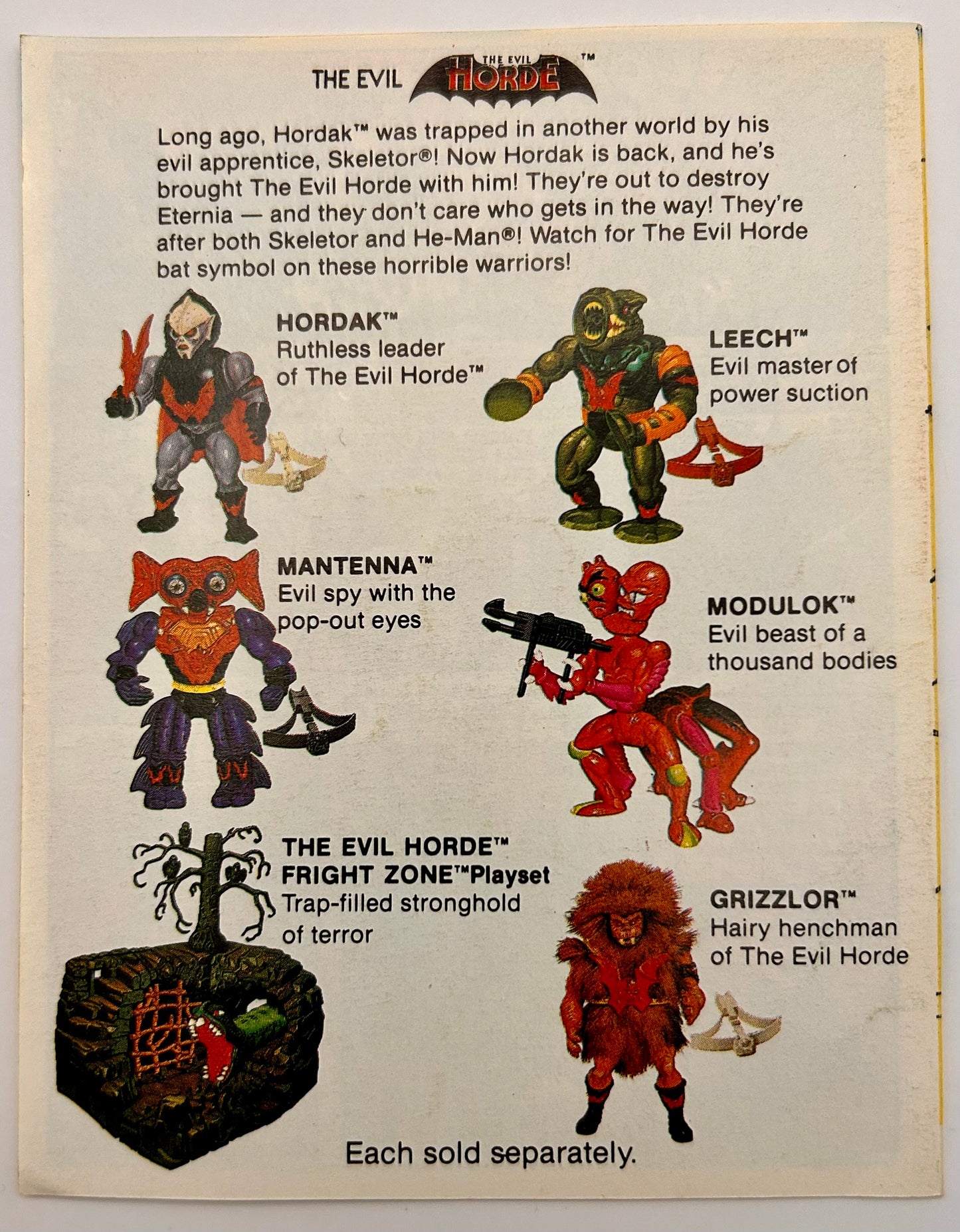 Masters of the Universe Vintage Mantenna Figur komplett mit Mini-Comic - poptoy