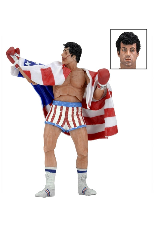 Neca Rocky IV 40th Anniversary Figur Rocky Balboa (18 cm) - poptoy