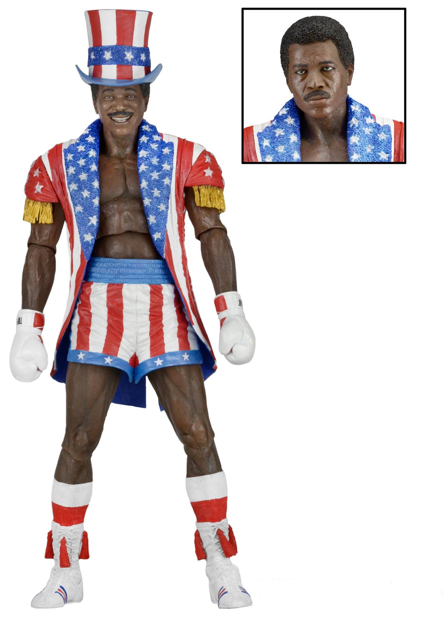 Neca Rocky IV 40th Anniversary Figur Apollo Creed (18 cm) - poptoy