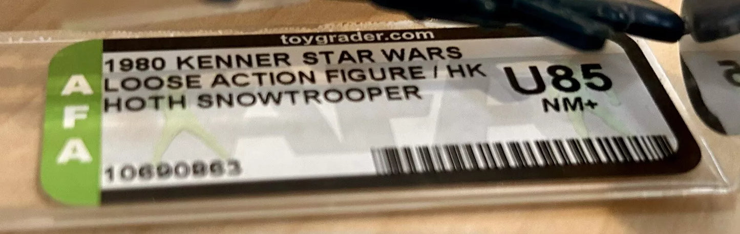 Star Wars Vintage Kenner Figur Snowtrooper AFA U85 NM+ (1980) - poptoy