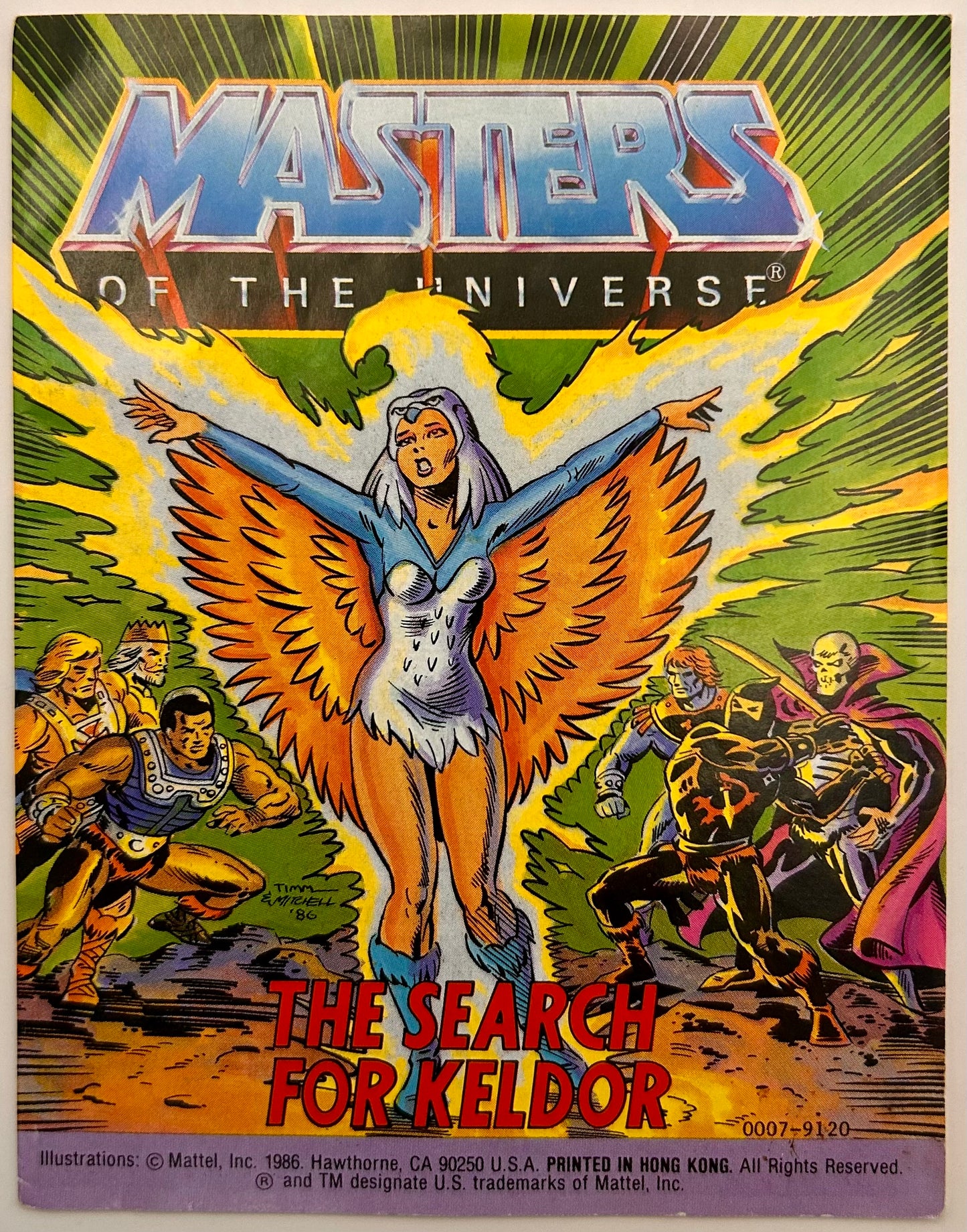 Masters of the Universe Vintage Scare Glow Figur komplett mit Mini-Comic - poptoy