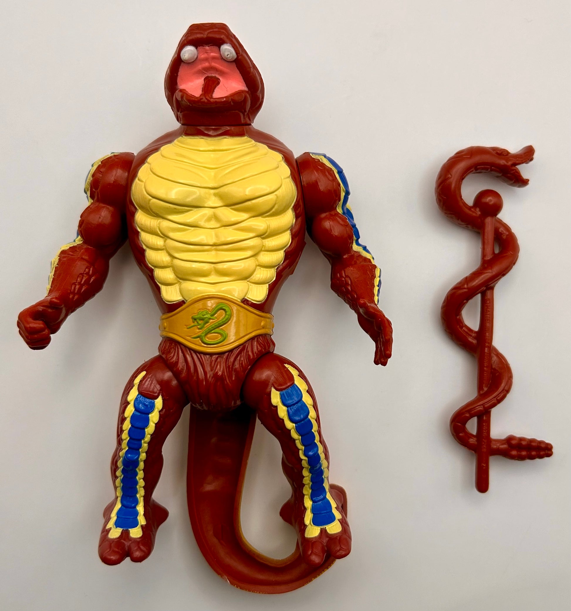 Masters of the Universe Vintage Rattlor Figur komplett mit Mini-Comic - poptoy