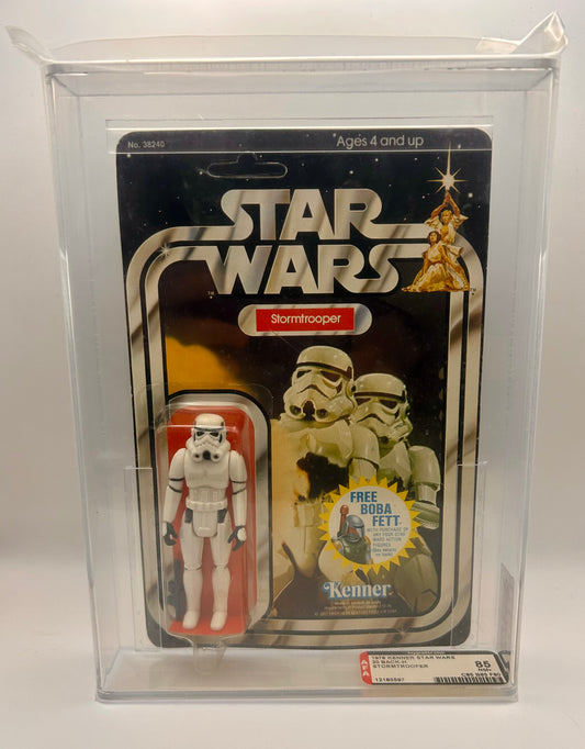 Vintage Star Wars Kenner Stormtrooper 20 Back-H AFA85 NM+ (1978) - poptoy