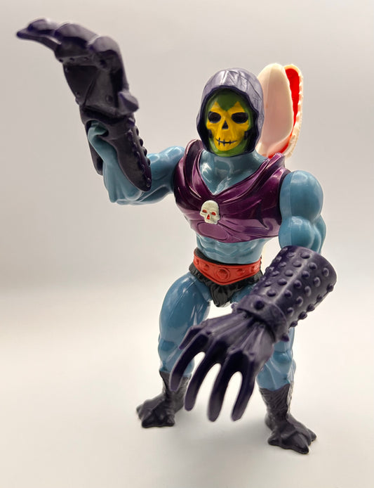 Masters of the Universe Vintage Terror Claws Skeletor Figur komplett mit Mini-Comic