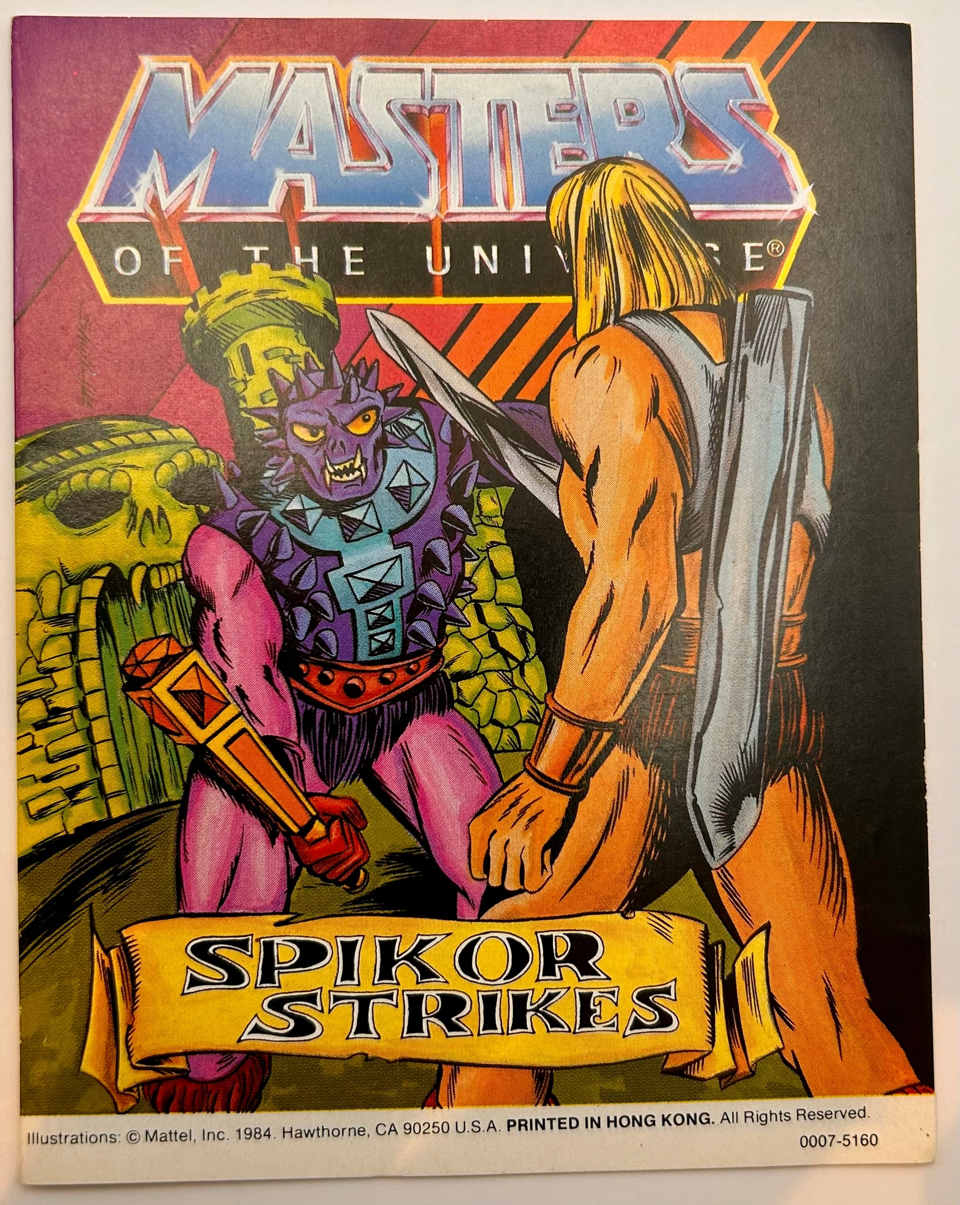Masters of the Universe Vintage Spikor Figur komplett mit Mini-Comic - poptoy