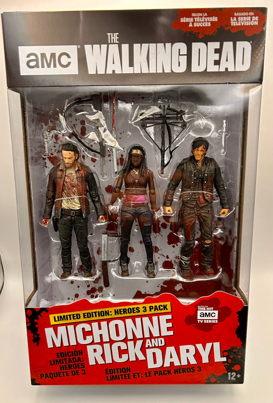 The Walking Dead Figuren Set mit Rick, Michonne & Daryl - poptoy