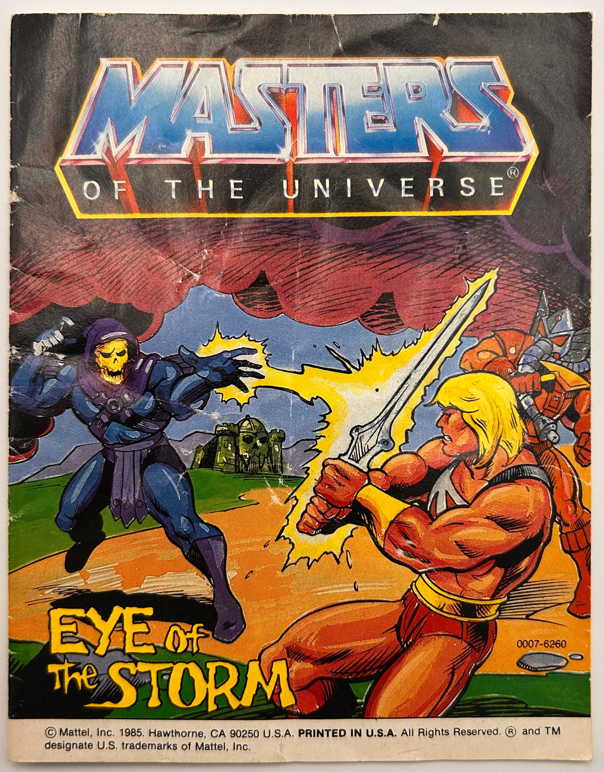 Masters of the Universe Vintage Terror Claws Skeletor Figur komplett mit Mini-Comic - poptoy