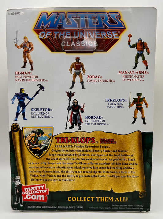 Masters of the Universe Classics Tri-Klops Figur OVP/MOC (2009)