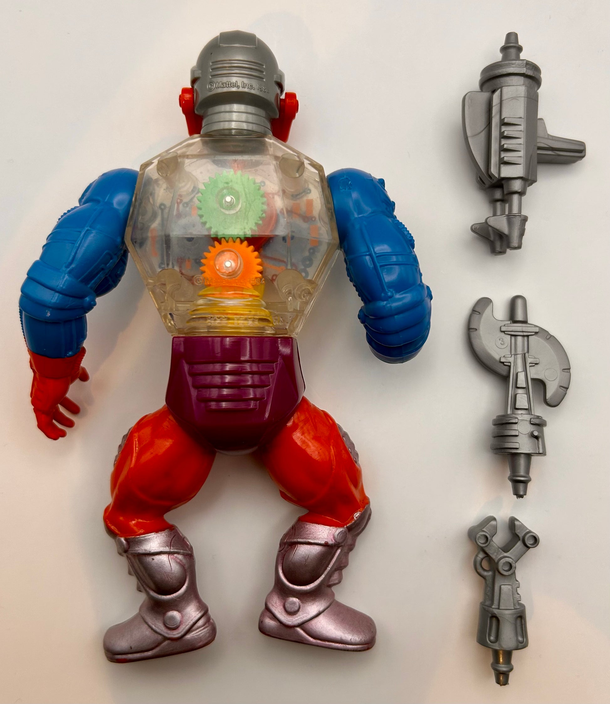 Masters of the Universe Vintage Roboto Figur komplett mit Mini-Comic - poptoy