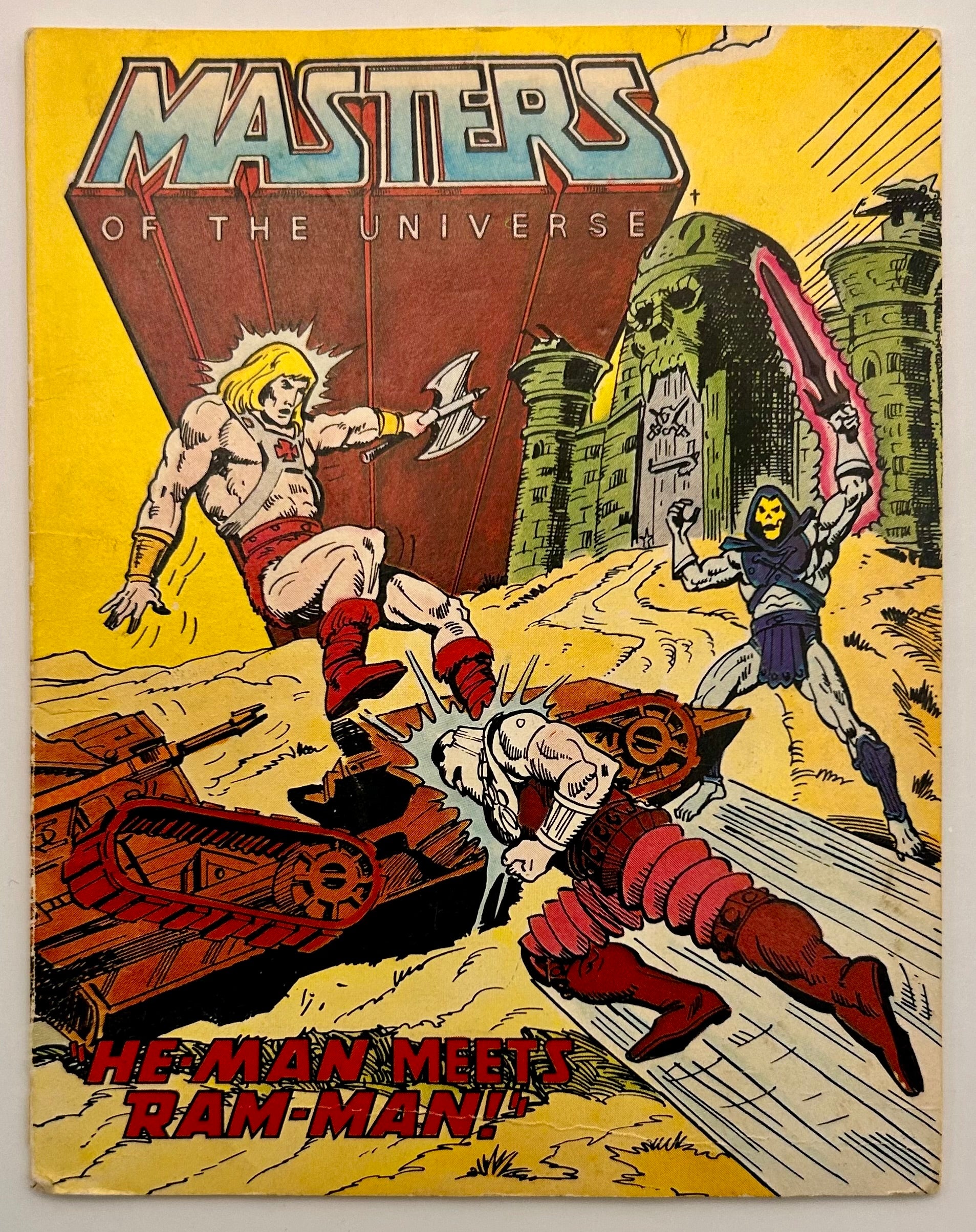 Masters of the Universe Vintage Ram Man Figur komplett mit Mini-Comic - poptoy