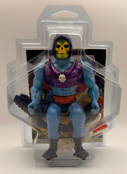 Masters of the Universe Vintage Terror Claws Skeletor Figur komplett mit Mini-Comic