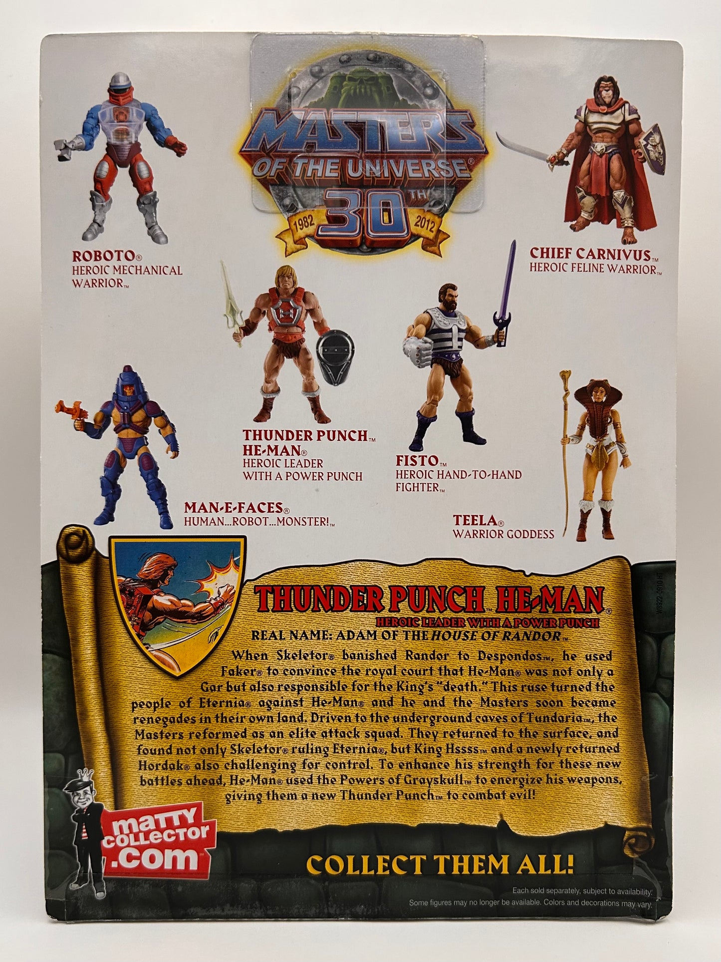 Masters of the Universe Classics Thunder Punch He-Man Figur OVP/MOC (2011)