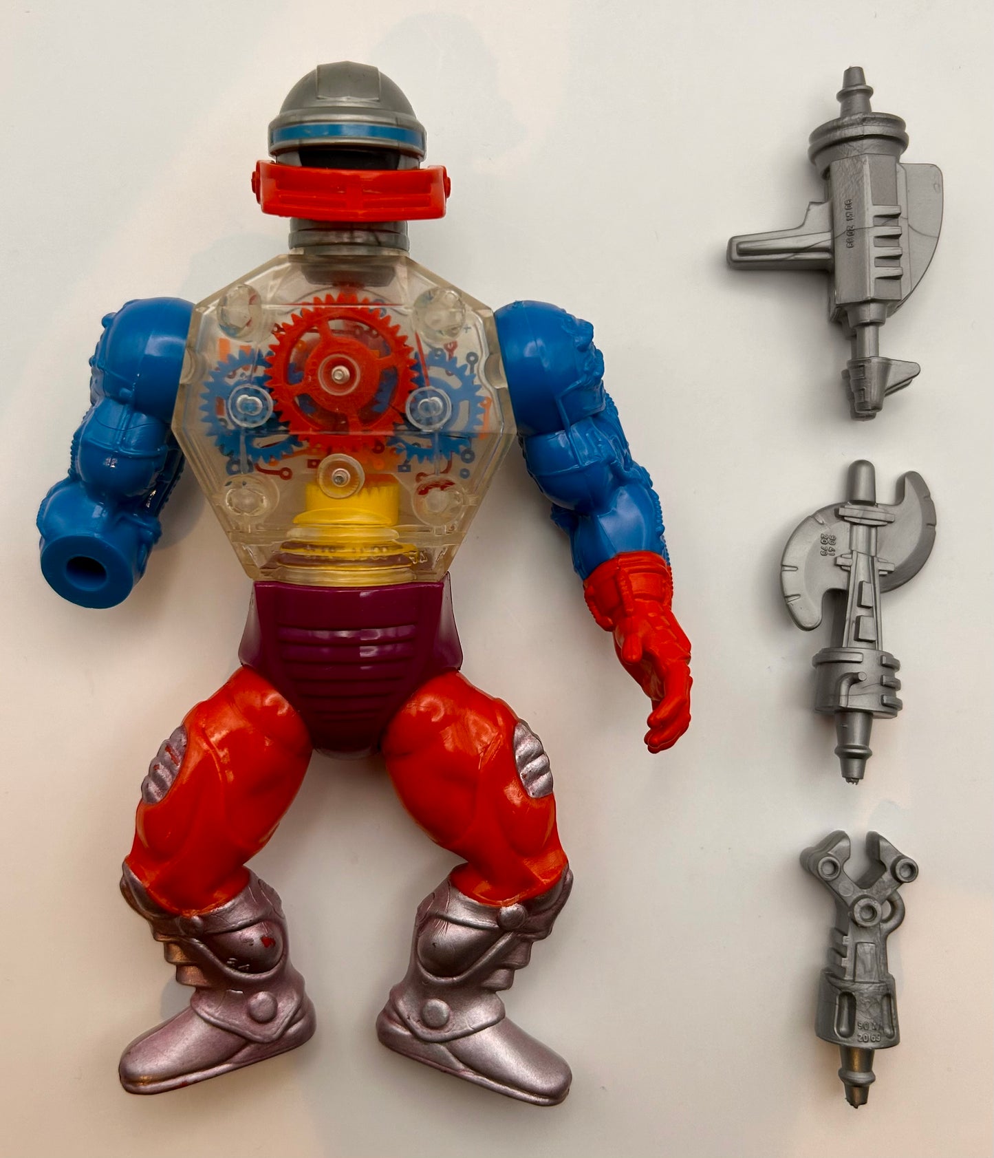 Masters of the Universe Vintage Roboto Figur komplett mit Mini-Comic - poptoy