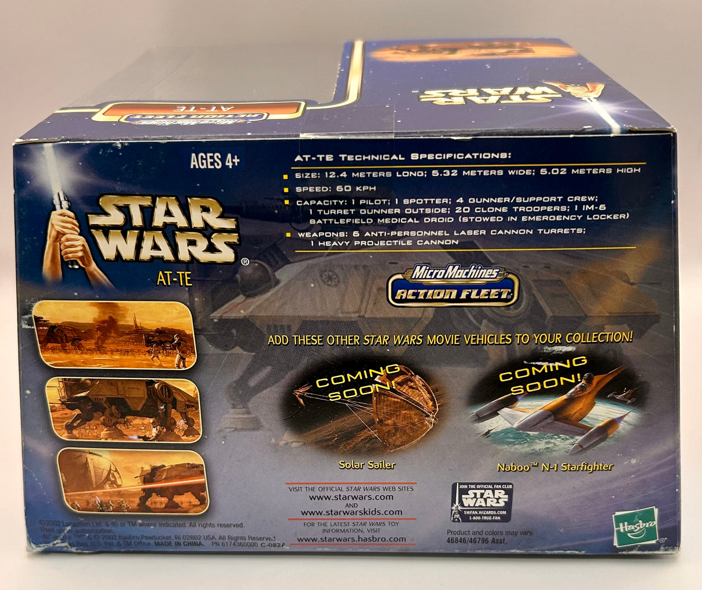 Star Wars Micro Machines Action Fleet Vehicle AT-TE (2002)